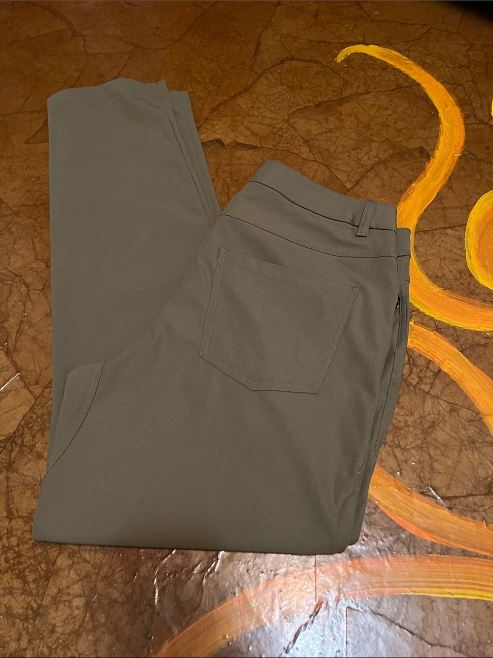 NWOT Lululemon athletica Men's ABC Classic Fit - Tan size 32x 32 - Picture 7 of 8